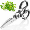 Image of Kitchen Shears by Gidli - Lifetime Replacement Warranty- Includes Seafood Scissors As a Bonus - Heavy Duty Stainless Steel Multipurpose Ultra Sharp Utility Scissors. - Gidli