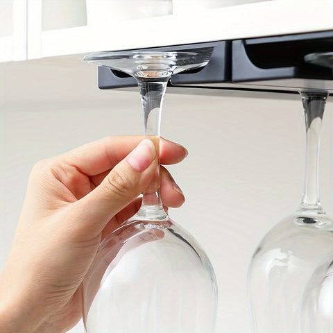 Easy-Install Wall-Mounted Wine Glass Holder