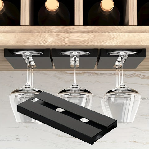 Easy-Install Wall-Mounted Wine Glass Holder