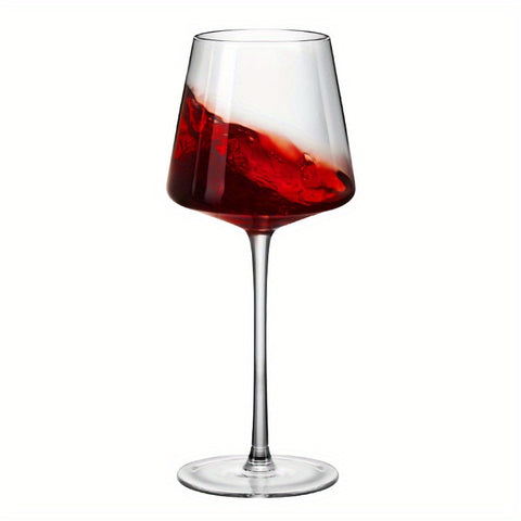 1pc Handcrafted Crystal Burgundy Wine Glass