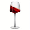 Image of 1pc Handcrafted Crystal Burgundy Wine Glass