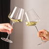 Image of 1pc Handcrafted Crystal Burgundy Wine Glass