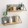 Image of 1pc Metal Storage Rack Minimalist Wall Mounted Storage Rack For Home