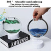 Image of Moving Sand Art Picture 360° Rotating Hourglass Decoration