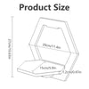 Image of 3pcs Hexagon Wall Shelf