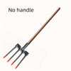 Image of 1pc Heavy-Duty Manganese Steel Garden Fork