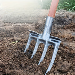 1pc Heavy-Duty Manganese Steel Garden Fork