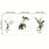 Image of 3pcs 7.9x11.8in Decorative Leaf Wall Art Painting