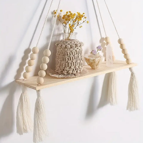 1pc Hanging Shelve For Wall - Boho Decor