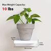 Image of 4pcs White Small Floating Shelves