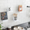 Image of 4pcs White Small Floating Shelves