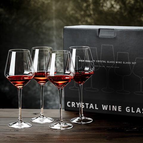 Elegant 4pcs Wine Glass Set