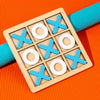 Image of Wooden XO Well Shaped Chess For Children's Puzzle