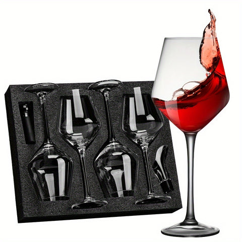 Elegant 4pcs Wine Glass Set