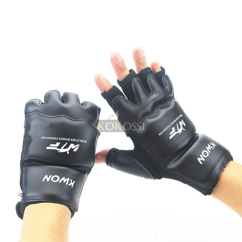 Half Finger Fight Boxing Gloves Mitts - Gidli