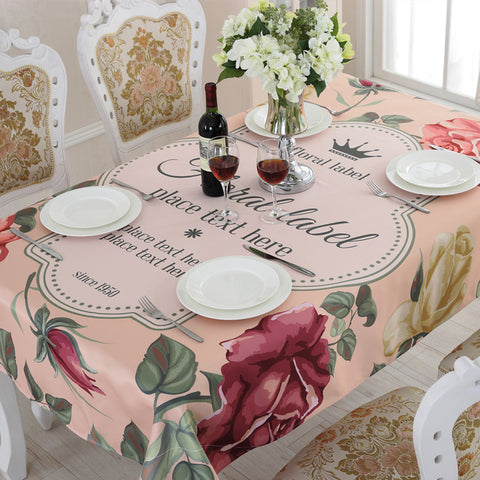 Europe Style  Waterproof Oilproof Table Cloth - Gidli