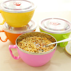 Instant Noodle Bowl With Lid - Gidli