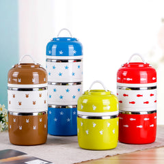 Stainless Steel Kid  Food Dinnerware Sets - Gidli