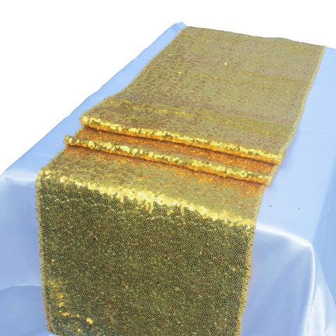 Champagne Sequin Table Runner - Gidli