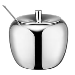 Stainless Steel Apple Sugar Pot - Gidli