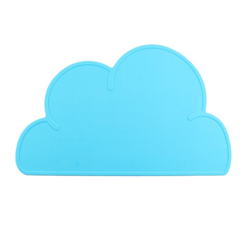 Baby Kids Cloud Shaped Plate Mat - Gidli