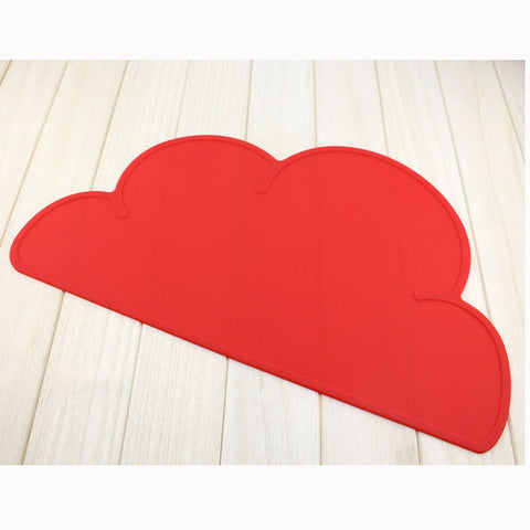 Baby Kids Cloud Shaped Plate Mat - Gidli