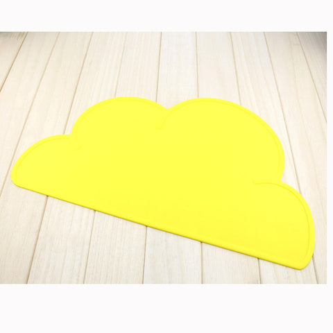 Baby Kids Cloud Shaped Plate Mat - Gidli