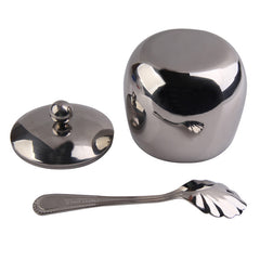 Espresso Sugar Bowl Pot With Spoon - Gidli