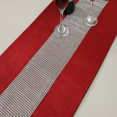 Diamante Table Runner Napkin Pillowcase - Gidli