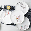 Image of Dishes Pasta Steak Dessert Plates - Gidli