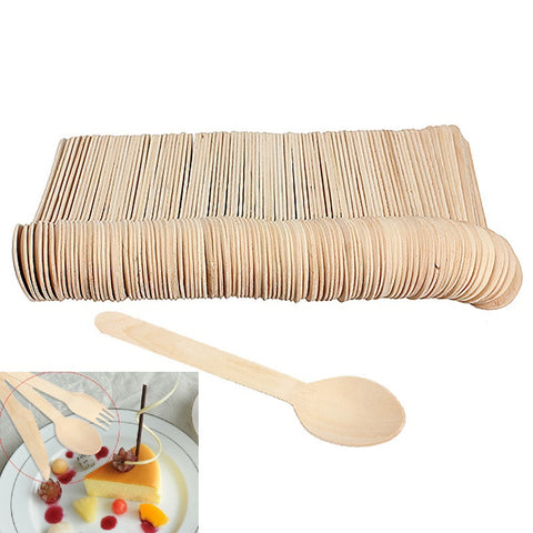 Disposable Mini Wooden Spoon - Gidli