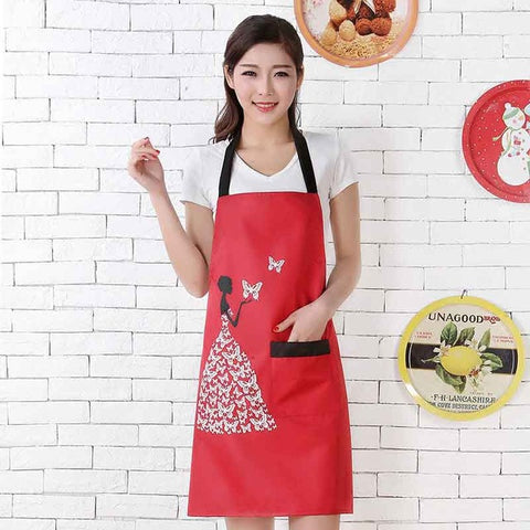 Butterfly pattern bib aprons - Gidli