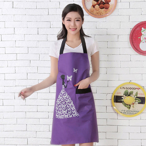 Butterfly pattern bib aprons - Gidli