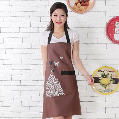 Butterfly pattern bib aprons - Gidli