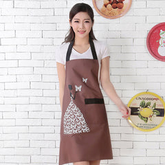 Butterfly pattern bib aprons